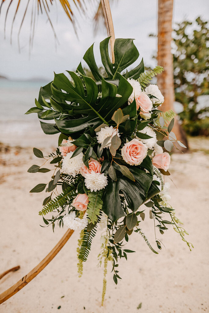 Sapphire Beach St. Thomas, Sapphire Beach Resort, USVI wedding Floral