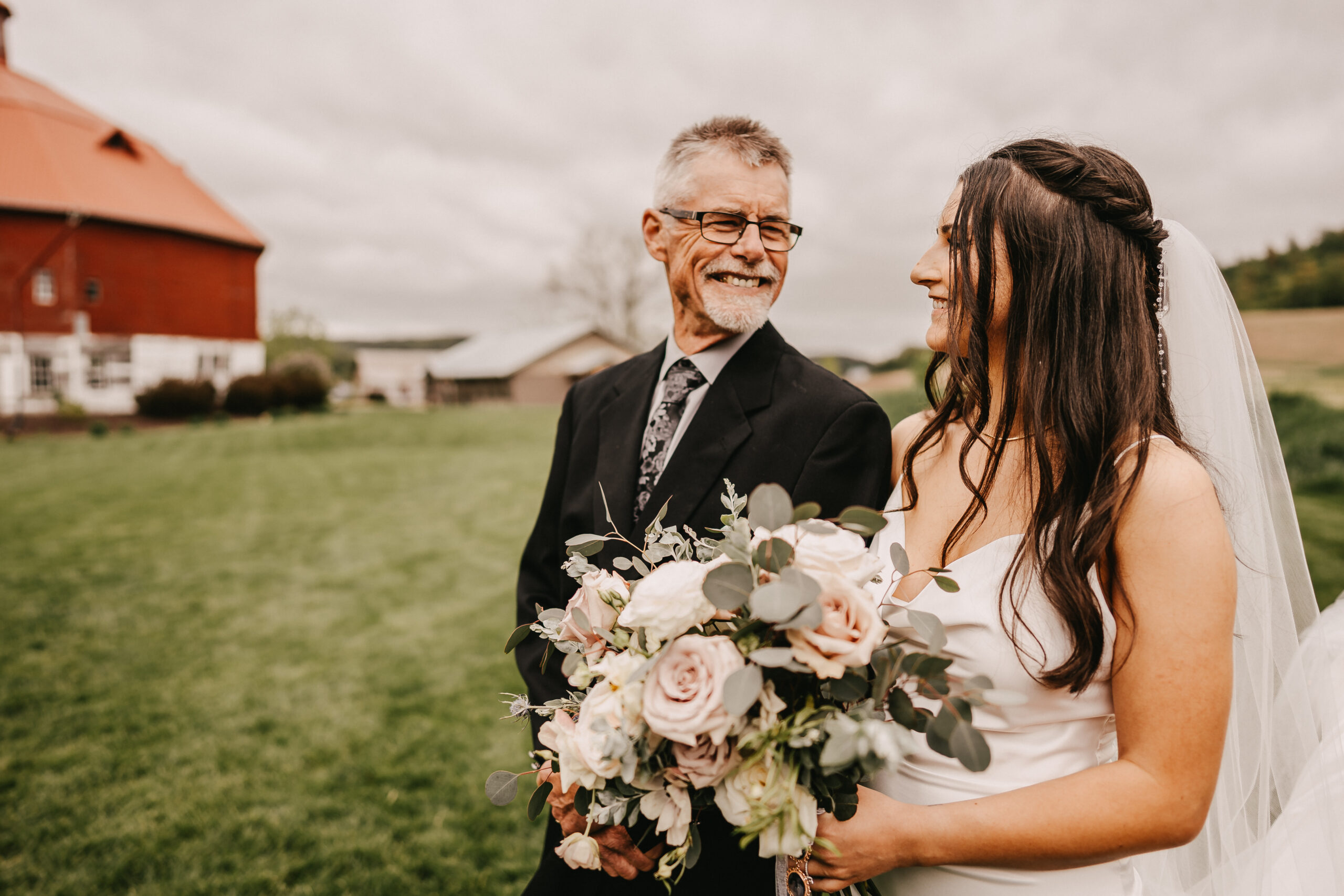 Bride and Dad, Walking Down The Aisle, Minnesota Wedding Photographer, Minnesota Photographer, Minnesota Wedding, Hidden Meadow & Barn, Hidden Meadow Barn, Hidden Meadow Barn Wedding, Wisconsin Wedding, Pepin Wedding, Wedding Inspiration, Wedding Ideas, Wedding Photos, Wedding Photography, Outdoor Wedding, Summer Wedding,  Unique Wedding Photos, Fun Wedding Photos, Wedding Inspo, Rustic Wedding