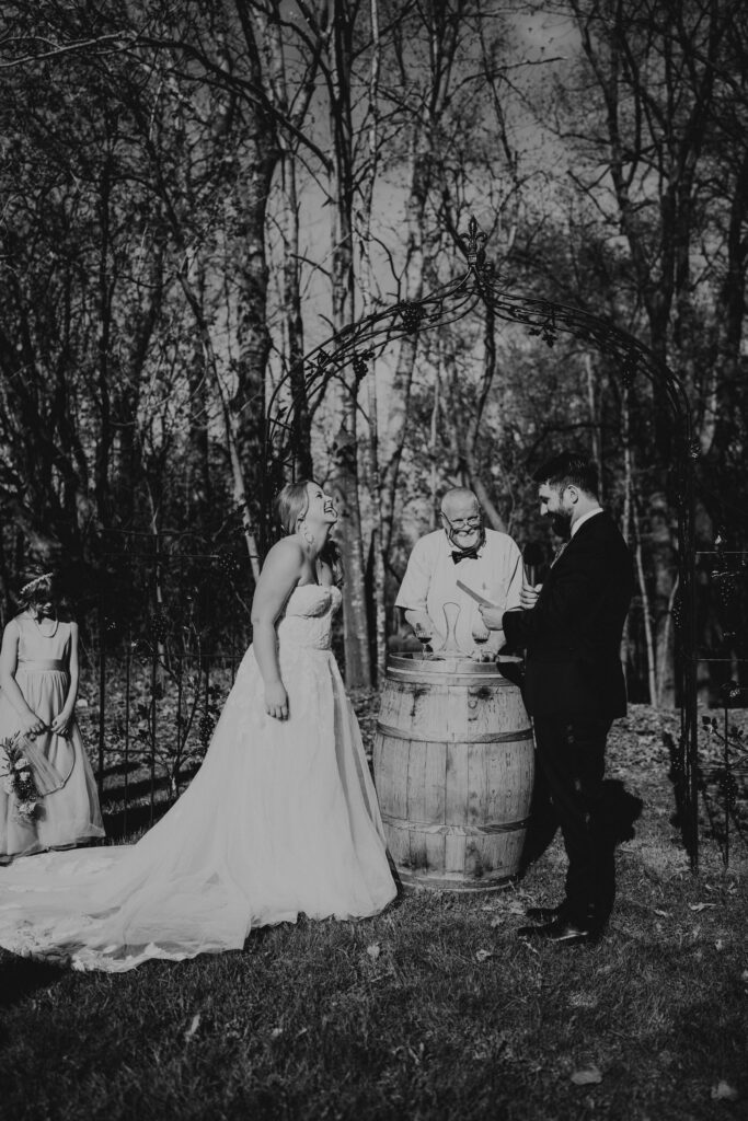 Minnesota Wedding Photographer, Wedding Photography, Wedding Couple, Wedding Vows, Vow Books, Exchanging Vows, Wedding Inspiration, Wedding Photos, Wedding Photo Inspiration, Outdoor Wedding, Unique Wedding Photos