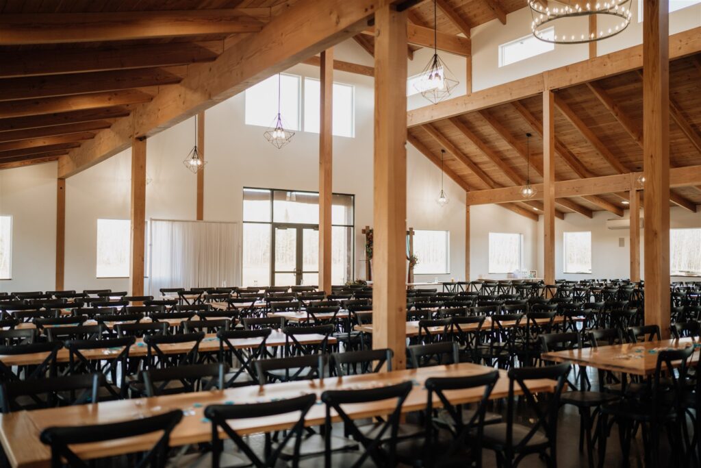 Indoor Ceremony at Ivy Black Weddings and Event, Minnesota Wedding Photographer