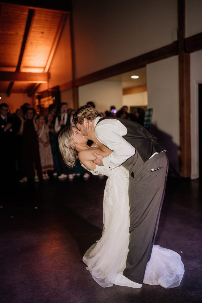 Minneapolis wedding photographers shoot first dance dancing photos at Ivy Black